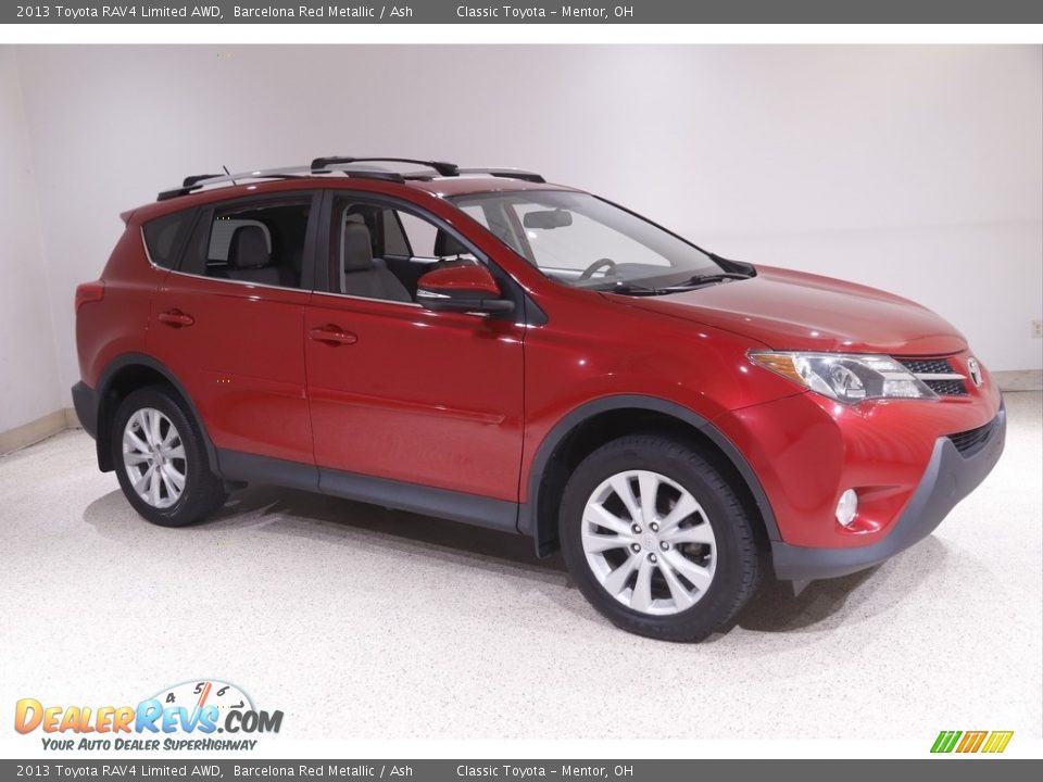 2013 Toyota RAV4 Limited AWD Barcelona Red Metallic / Ash Photo #1