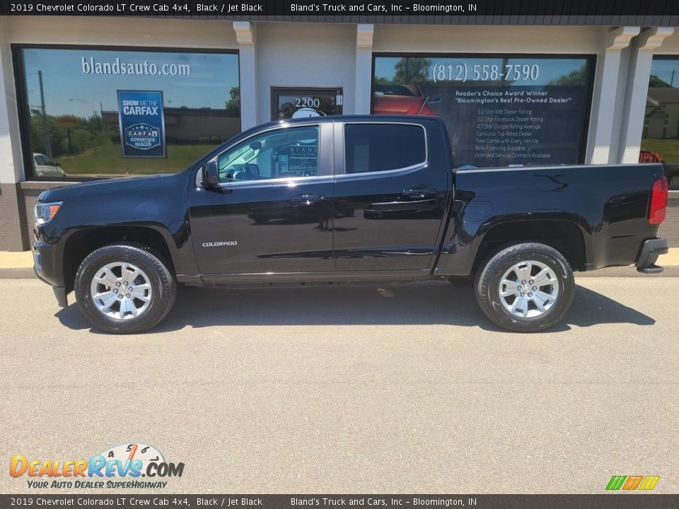 2019 Chevrolet Colorado LT Crew Cab 4x4 Black / Jet Black Photo #1