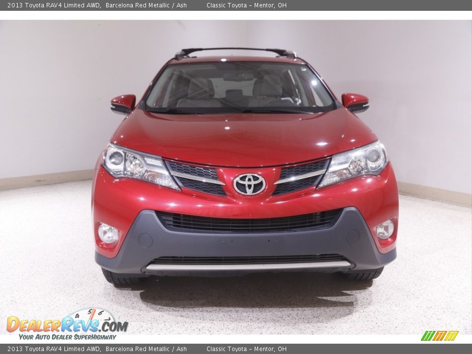 2013 Toyota RAV4 Limited AWD Barcelona Red Metallic / Ash Photo #2