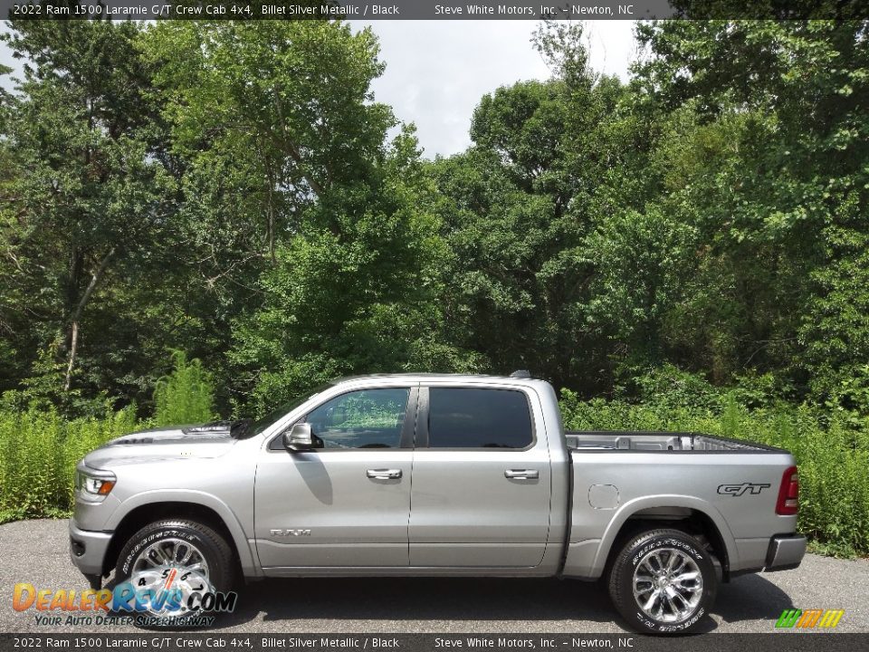 Billet Silver Metallic 2022 Ram 1500 Laramie G/T Crew Cab 4x4 Photo #1