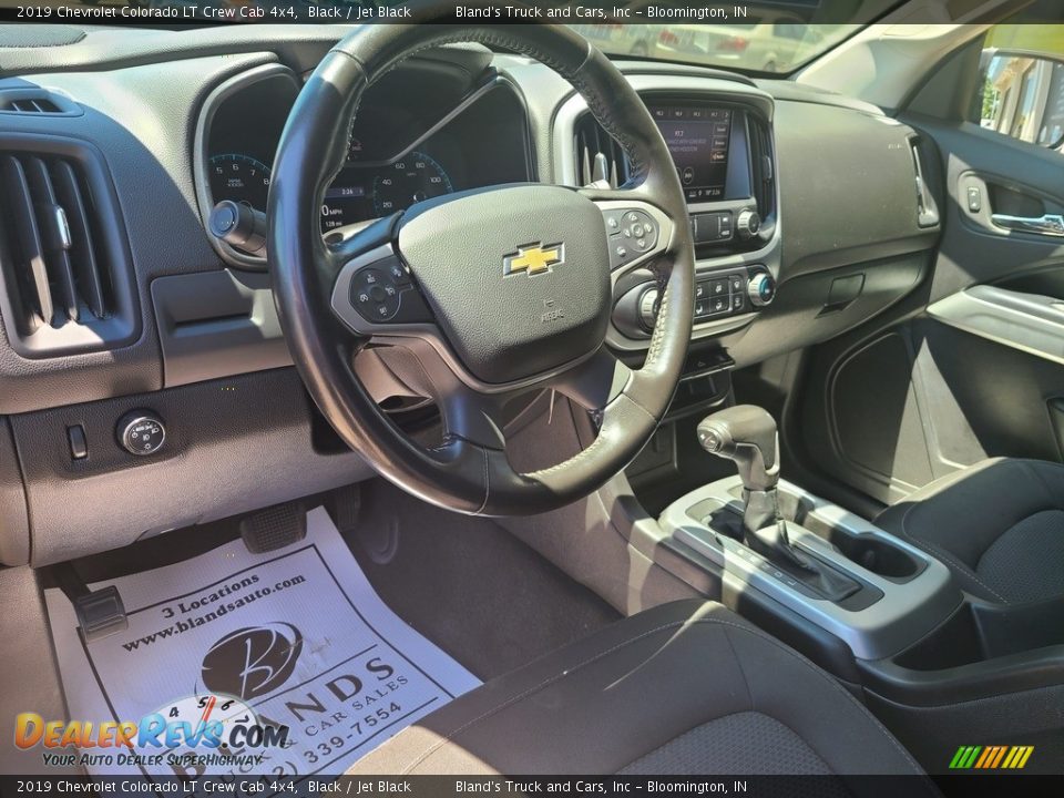 2019 Chevrolet Colorado LT Crew Cab 4x4 Black / Jet Black Photo #7