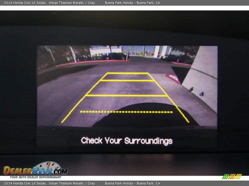 2014 Honda Civic LX Sedan Urban Titanium Metallic / Gray Photo #31