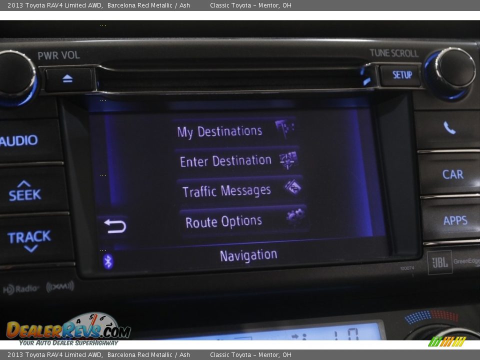 2013 Toyota RAV4 Limited AWD Barcelona Red Metallic / Ash Photo #14