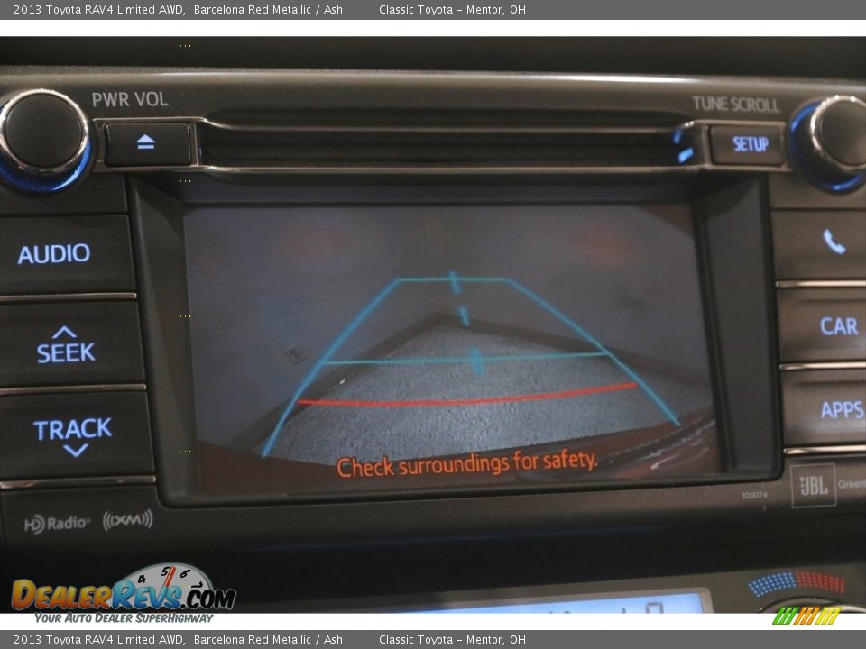 2013 Toyota RAV4 Limited AWD Barcelona Red Metallic / Ash Photo #15