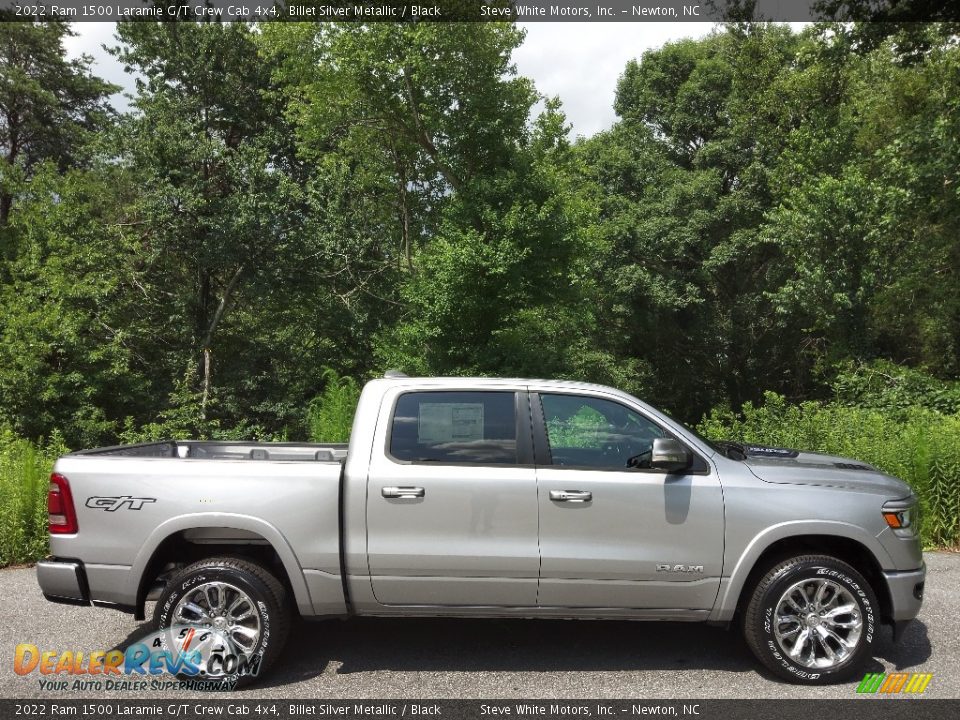 Billet Silver Metallic 2022 Ram 1500 Laramie G/T Crew Cab 4x4 Photo #5