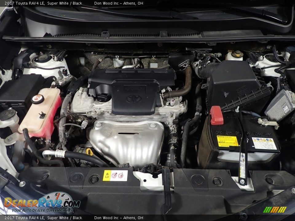 2017 Toyota RAV4 LE Super White / Black Photo #7