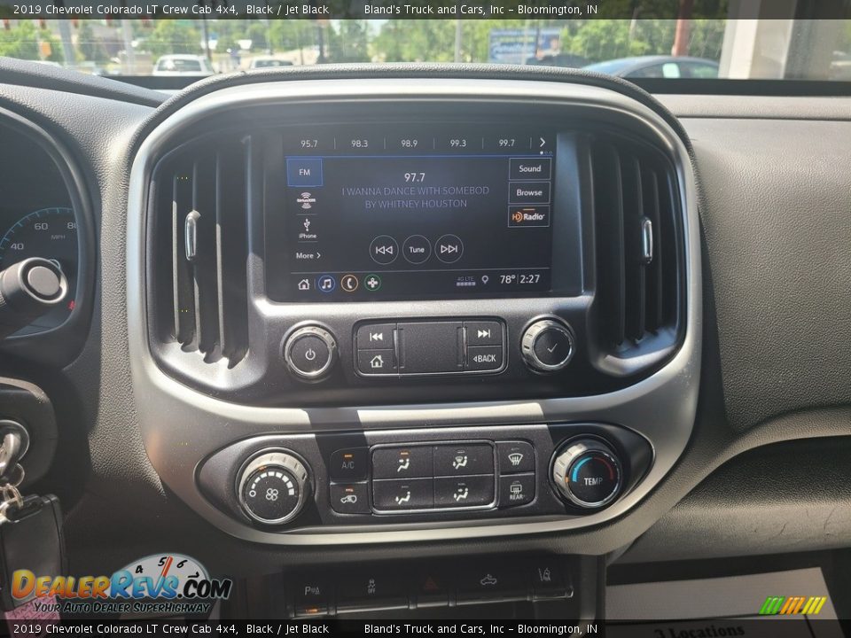 2019 Chevrolet Colorado LT Crew Cab 4x4 Black / Jet Black Photo #14