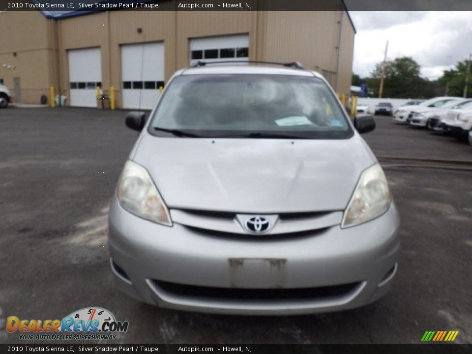 2010 Toyota Sienna LE Silver Shadow Pearl / Taupe Photo #2