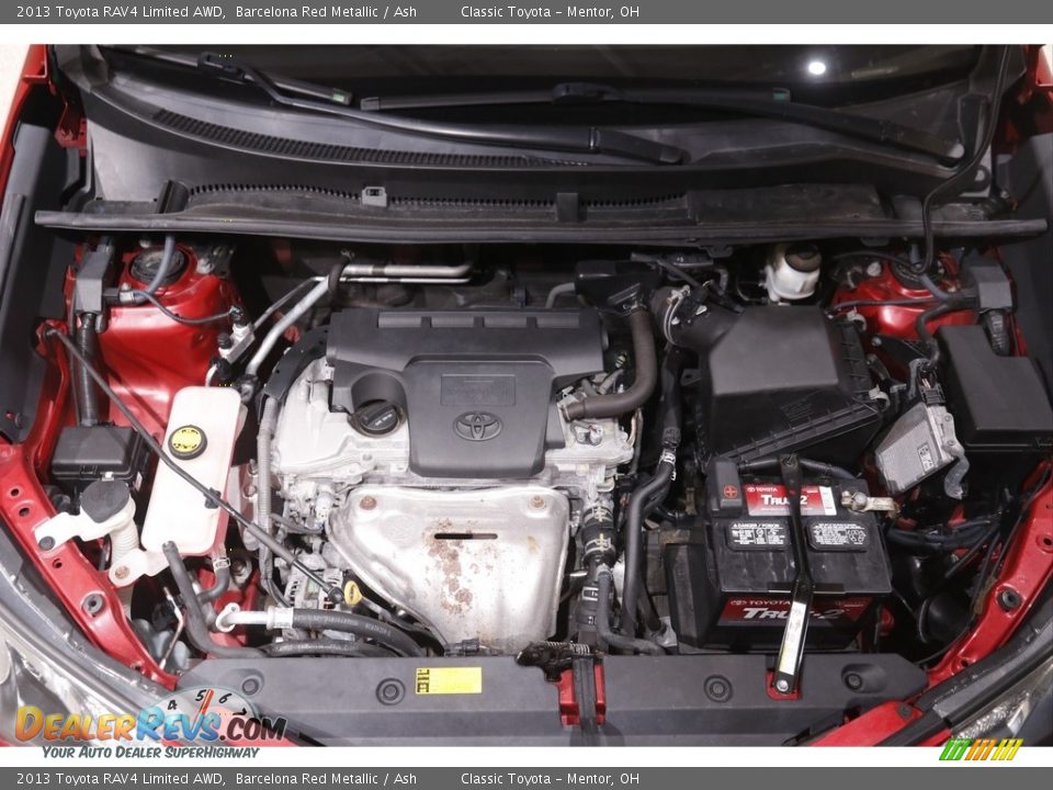 2013 Toyota RAV4 Limited AWD Barcelona Red Metallic / Ash Photo #22