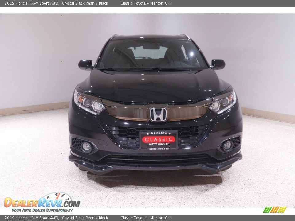 2019 Honda HR-V Sport AWD Crystal Black Pearl / Black Photo #2