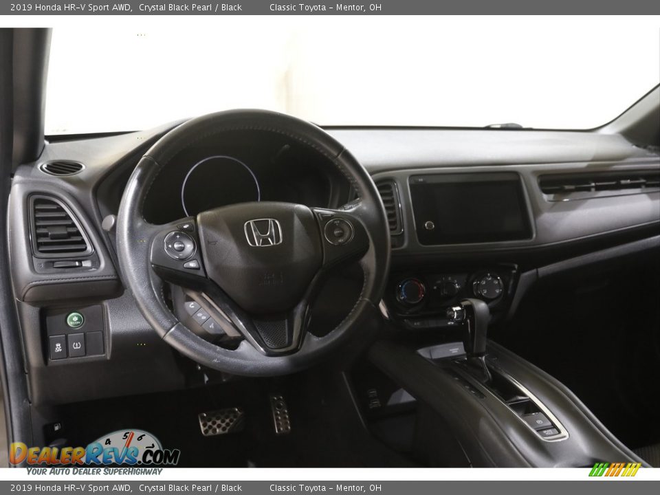 2019 Honda HR-V Sport AWD Crystal Black Pearl / Black Photo #6