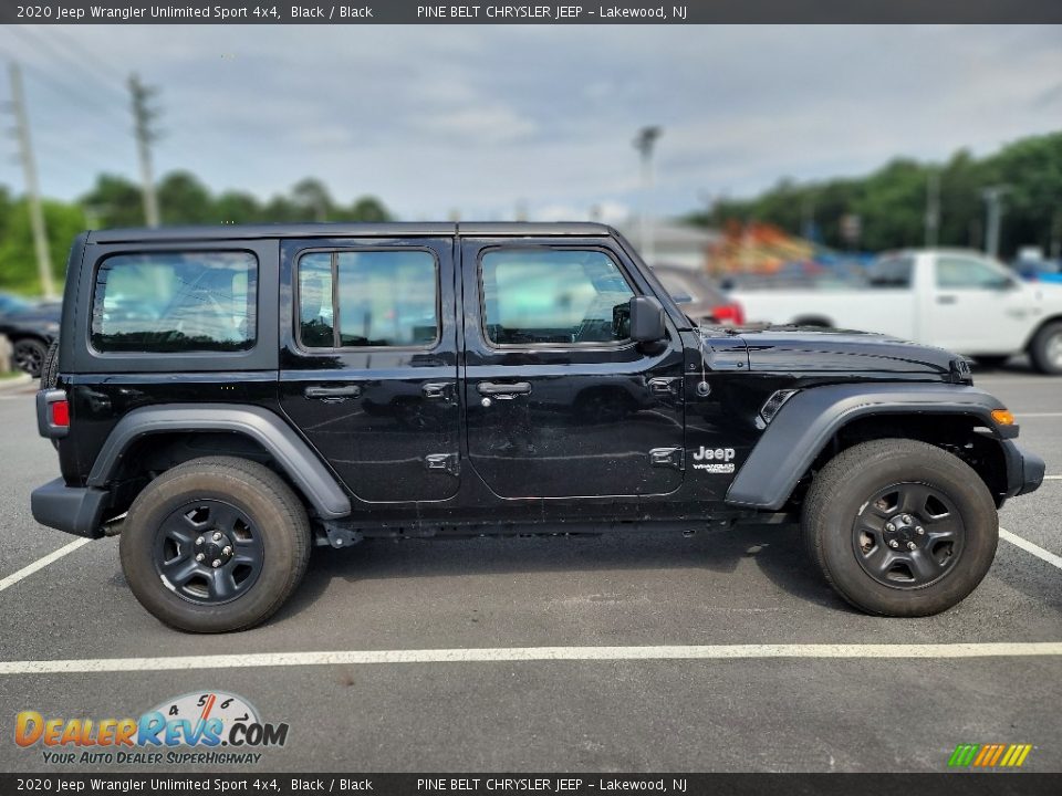 2020 Jeep Wrangler Unlimited Sport 4x4 Black / Black Photo #4