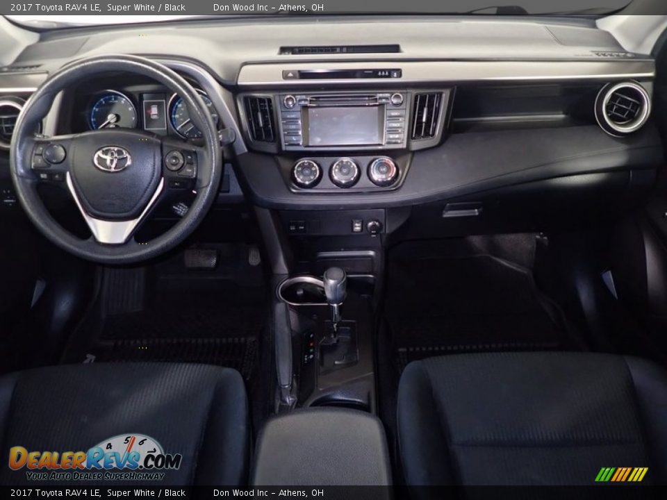 2017 Toyota RAV4 LE Super White / Black Photo #25