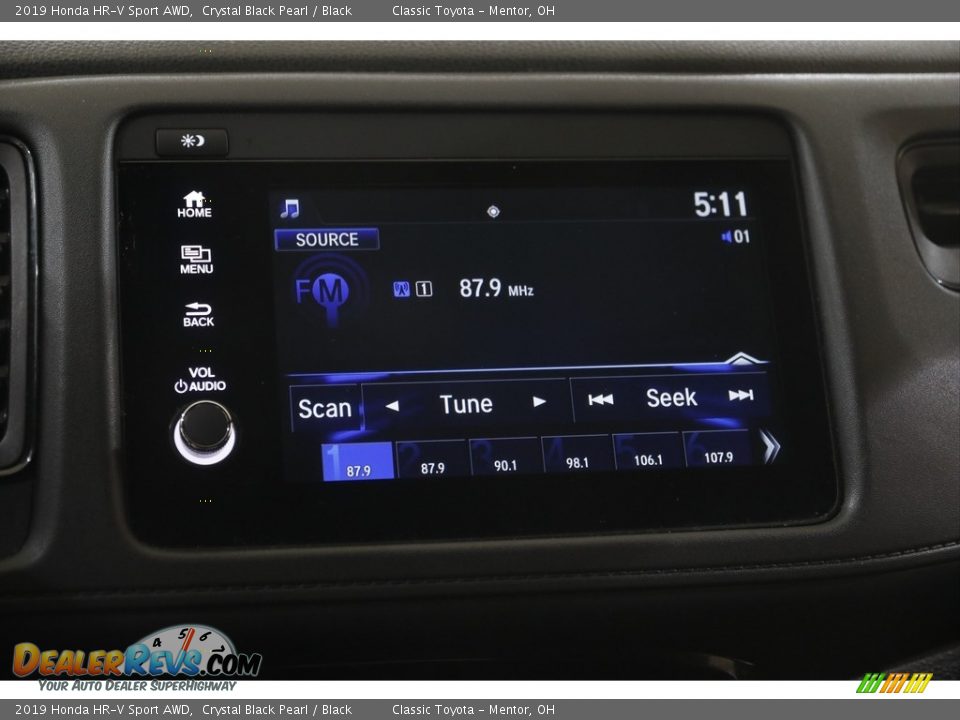 2019 Honda HR-V Sport AWD Crystal Black Pearl / Black Photo #10