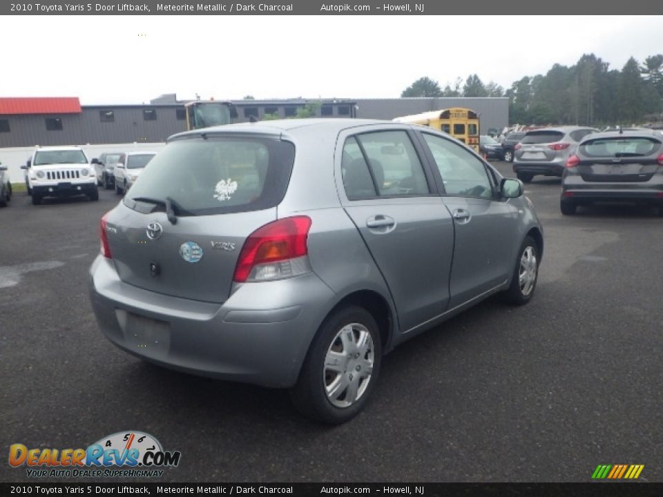 2010 Toyota Yaris 5 Door Liftback Meteorite Metallic / Dark Charcoal Photo #6