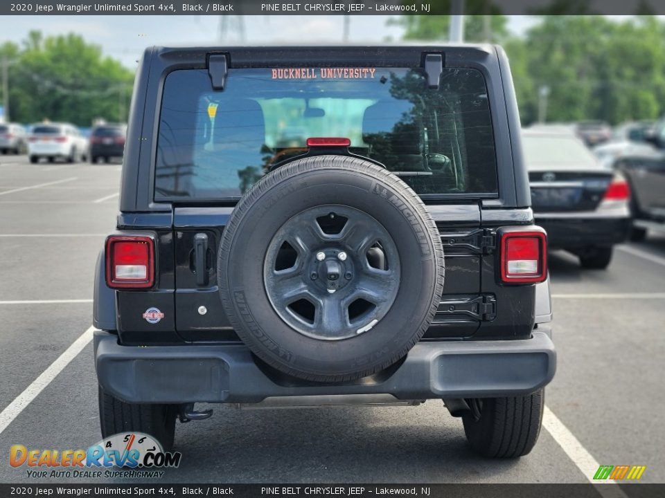 2020 Jeep Wrangler Unlimited Sport 4x4 Black / Black Photo #9