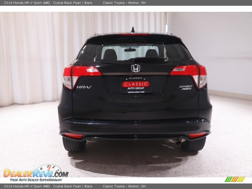 2019 Honda HR-V Sport AWD Crystal Black Pearl / Black Photo #17