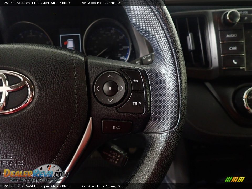 2017 Toyota RAV4 LE Super White / Black Photo #30