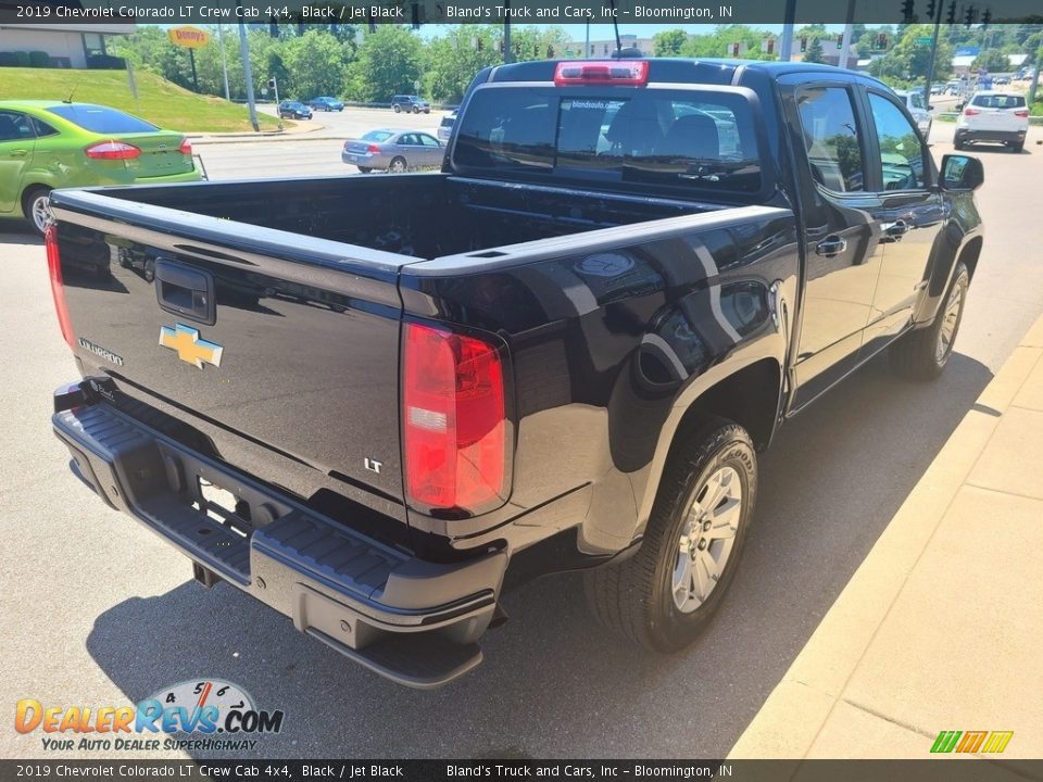 2019 Chevrolet Colorado LT Crew Cab 4x4 Black / Jet Black Photo #35