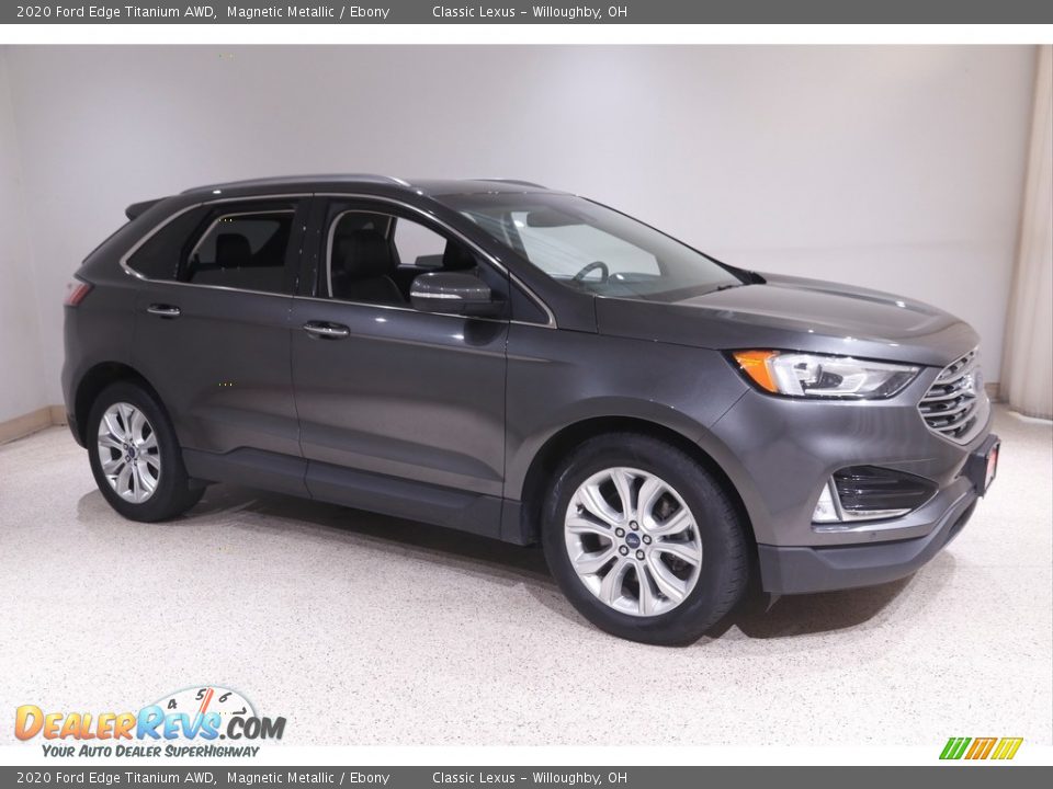 2020 Ford Edge Titanium AWD Magnetic Metallic / Ebony Photo #1