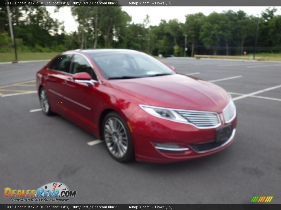 2013 Lincoln MKZ 2.0L EcoBoost FWD Ruby Red / Charcoal Black Photo #3