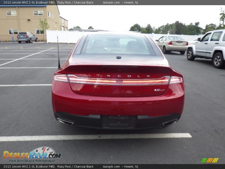 2013 Lincoln MKZ 2.0L EcoBoost FWD Ruby Red / Charcoal Black Photo #5