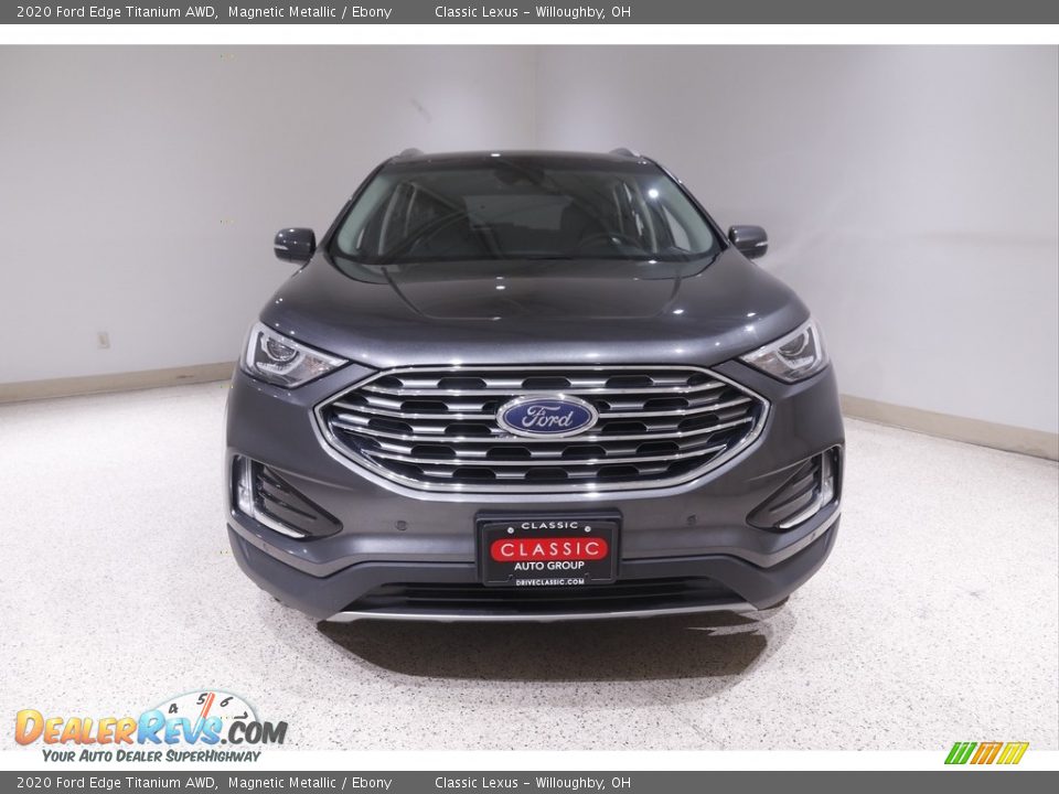 2020 Ford Edge Titanium AWD Magnetic Metallic / Ebony Photo #2