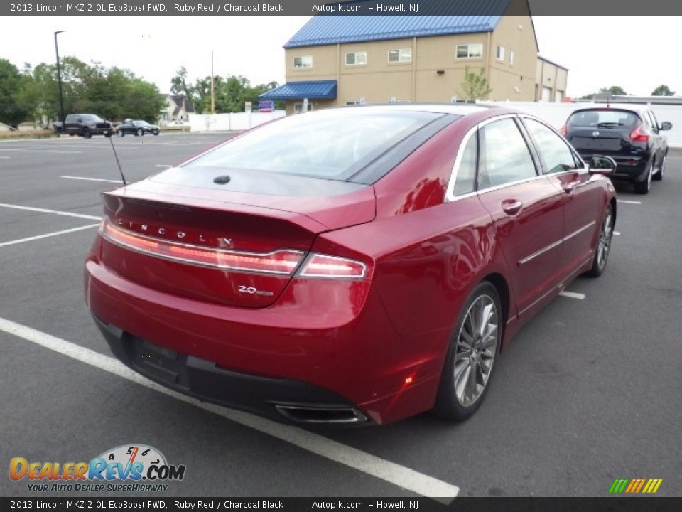 2013 Lincoln MKZ 2.0L EcoBoost FWD Ruby Red / Charcoal Black Photo #6