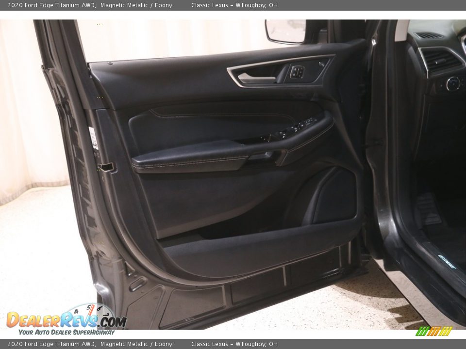 2020 Ford Edge Titanium AWD Magnetic Metallic / Ebony Photo #5