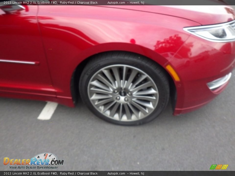 2013 Lincoln MKZ 2.0L EcoBoost FWD Ruby Red / Charcoal Black Photo #12