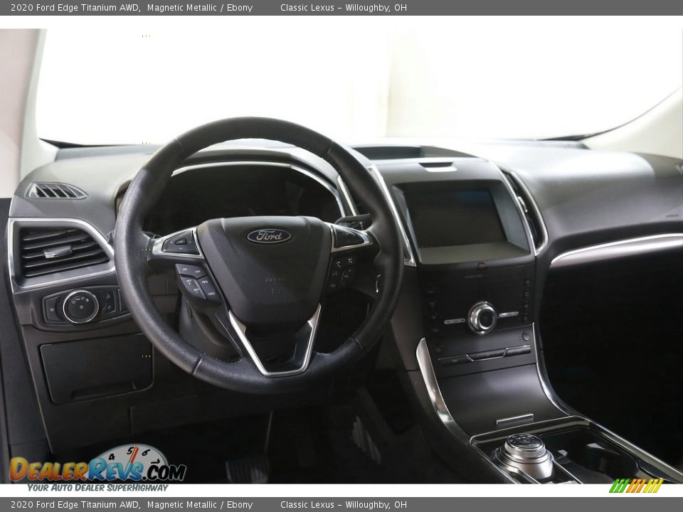 2020 Ford Edge Titanium AWD Magnetic Metallic / Ebony Photo #7