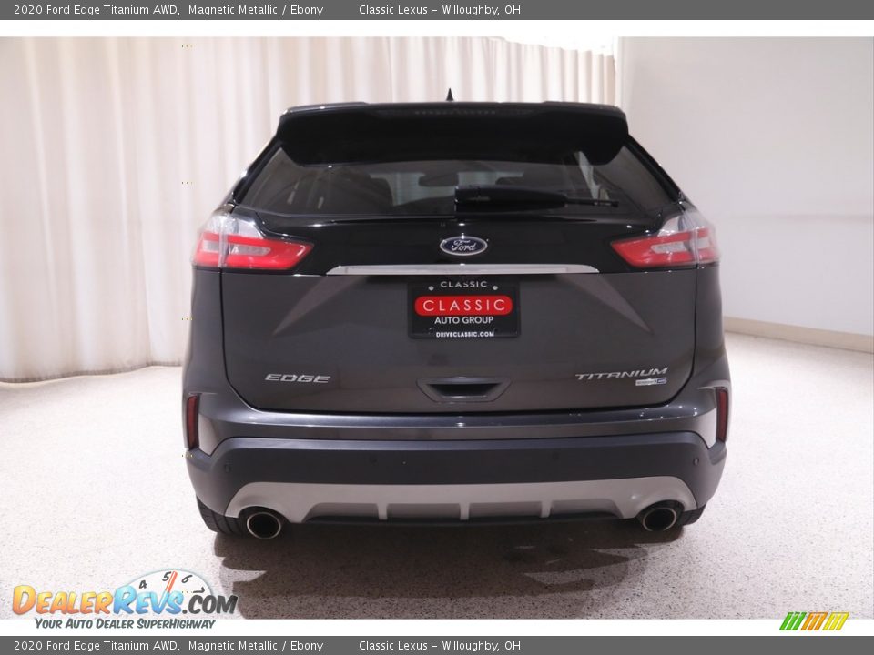 2020 Ford Edge Titanium AWD Magnetic Metallic / Ebony Photo #20