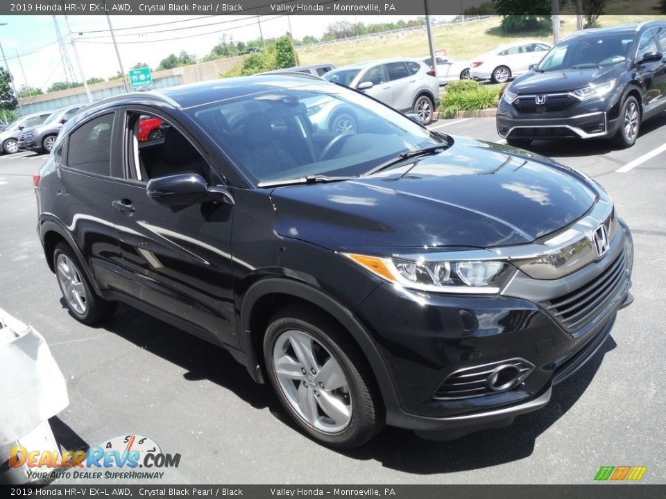 2019 Honda HR-V EX-L AWD Crystal Black Pearl / Black Photo #6