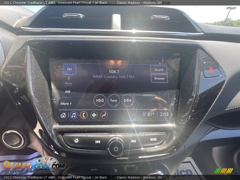 2021 Chevrolet TrailBlazer LT AWD Iridescent Pearl Tricoat / Jet Black Photo #11