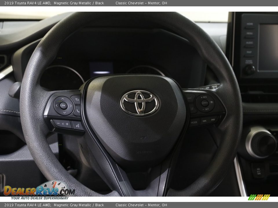 2019 Toyota RAV4 LE AWD Magnetic Gray Metallic / Black Photo #7