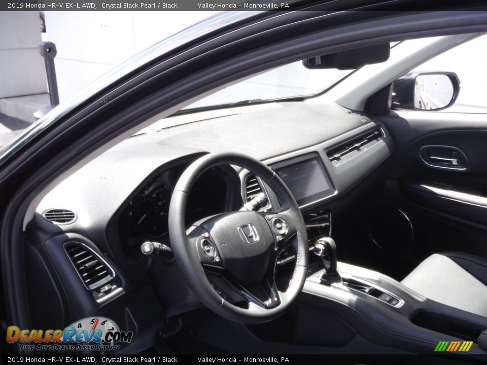 2019 Honda HR-V EX-L AWD Crystal Black Pearl / Black Photo #13