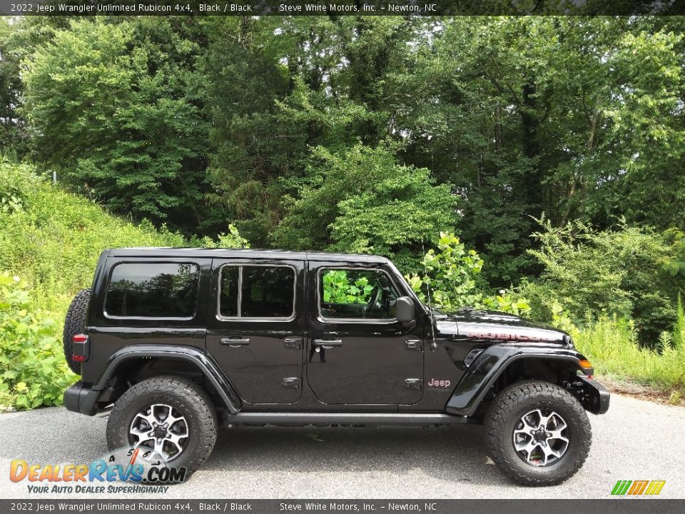 Black 2022 Jeep Wrangler Unlimited Rubicon 4x4 Photo #5