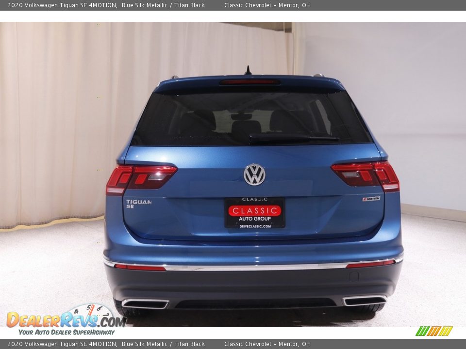 2020 Volkswagen Tiguan SE 4MOTION Blue Silk Metallic / Titan Black Photo #18