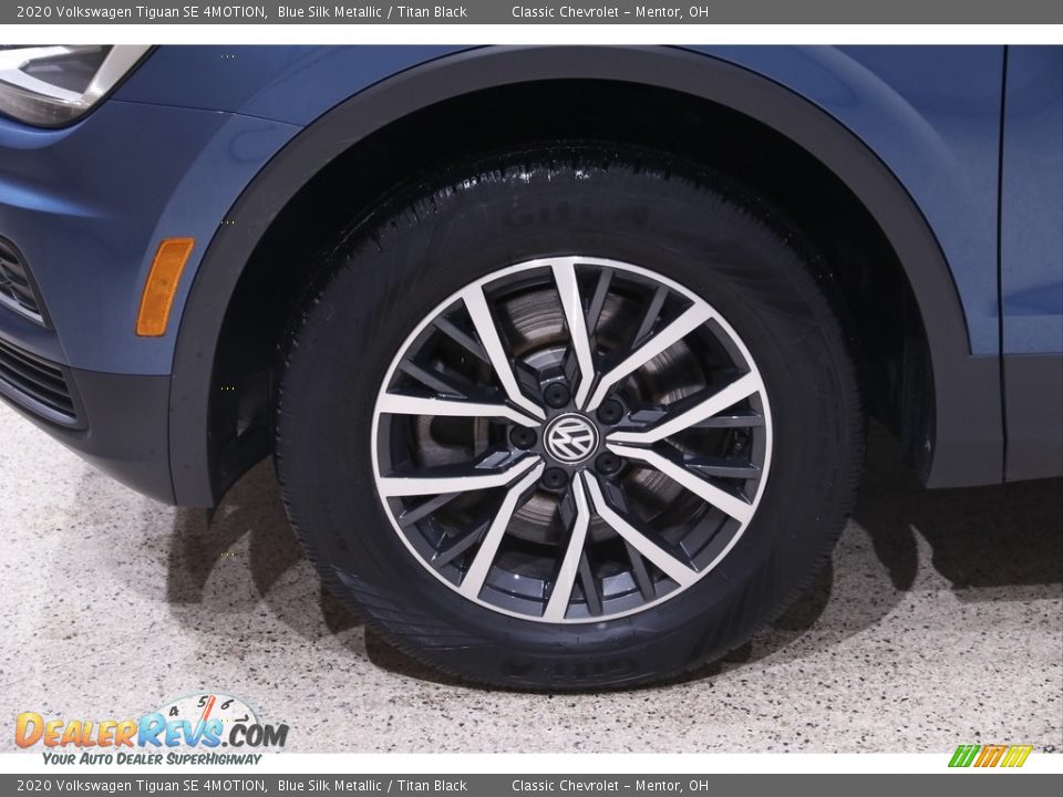 2020 Volkswagen Tiguan SE 4MOTION Blue Silk Metallic / Titan Black Photo #20