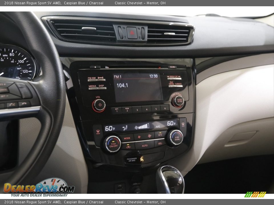 2018 Nissan Rogue Sport SV AWD Caspian Blue / Charcoal Photo #9