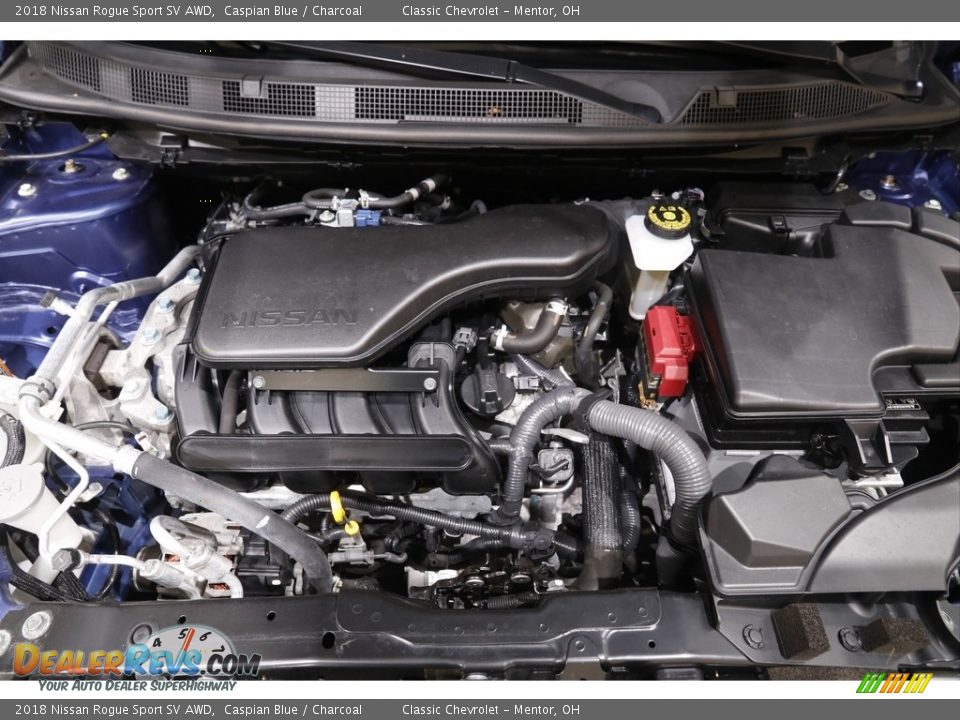 2018 Nissan Rogue Sport SV AWD Caspian Blue / Charcoal Photo #17