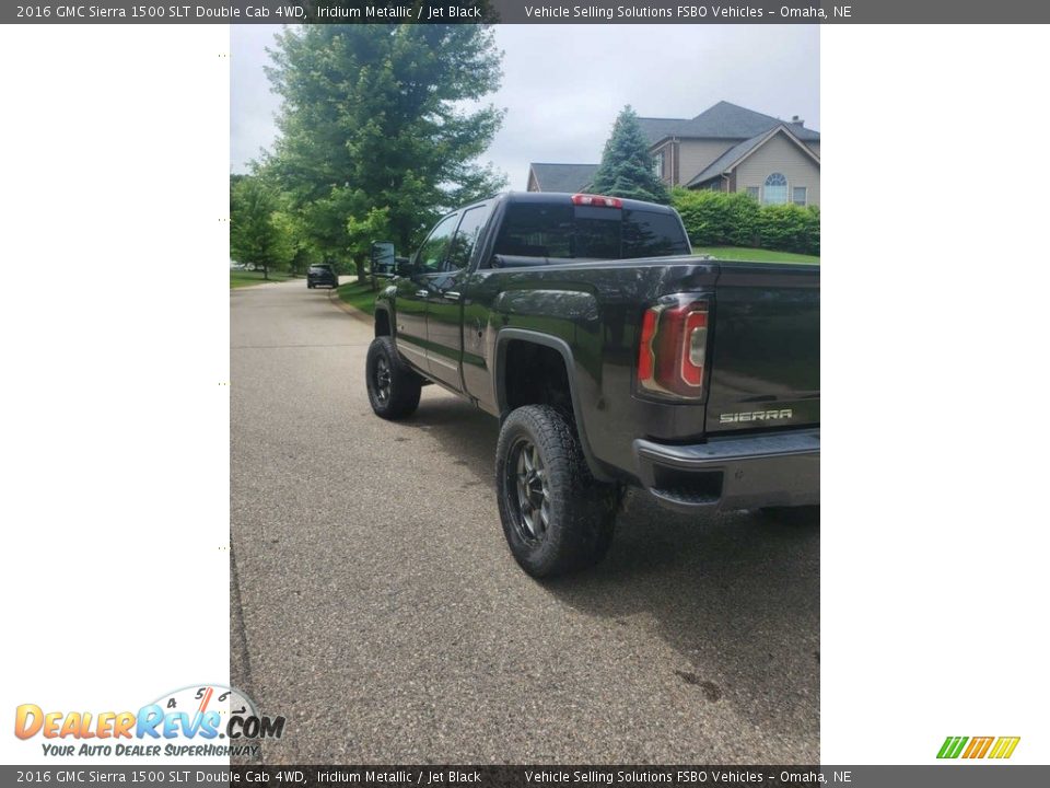 2016 GMC Sierra 1500 SLT Double Cab 4WD Iridium Metallic / Jet Black Photo #5