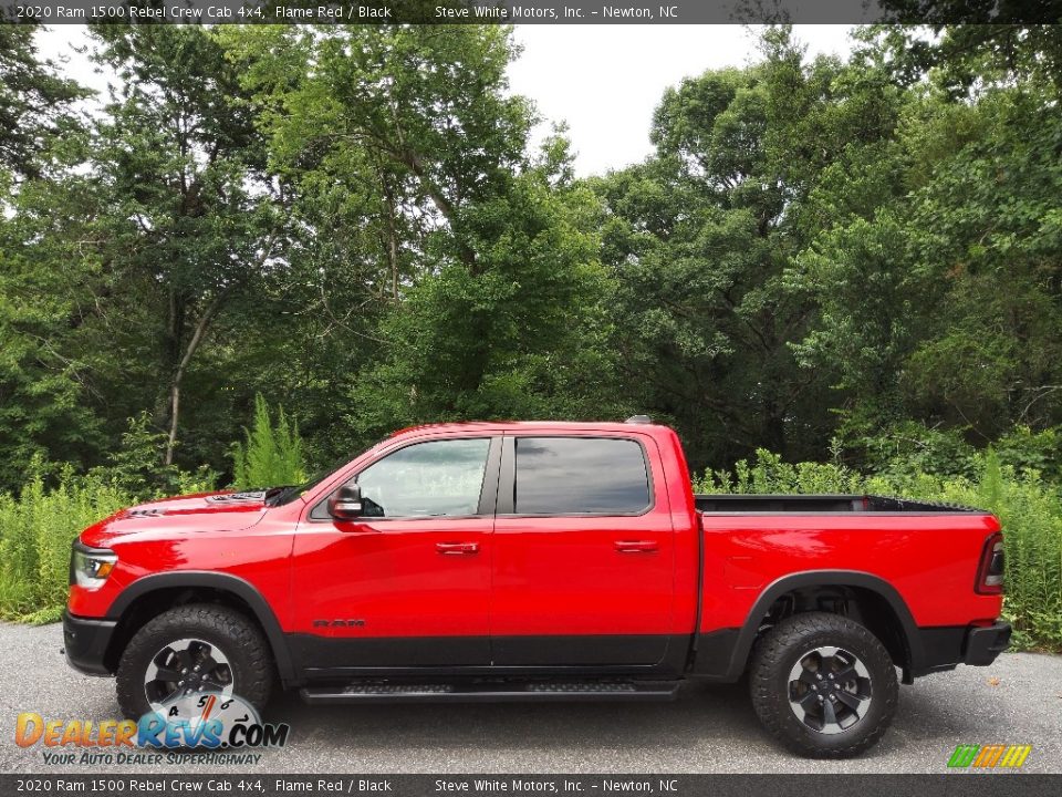 Flame Red 2020 Ram 1500 Rebel Crew Cab 4x4 Photo #1
