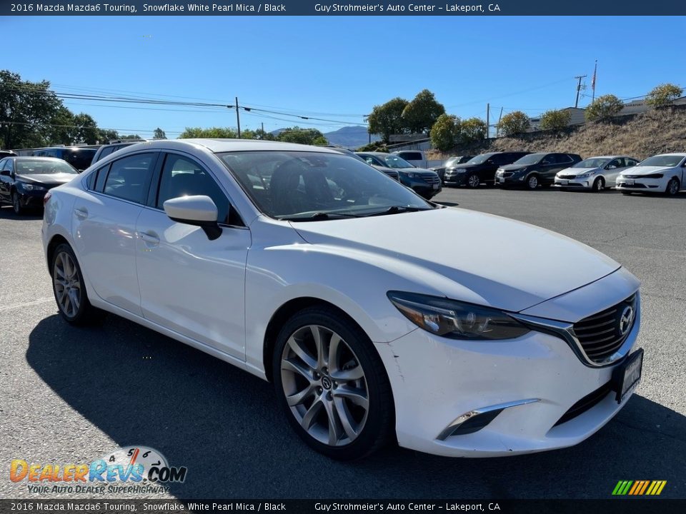 2016 Mazda Mazda6 Touring Snowflake White Pearl Mica / Black Photo #1