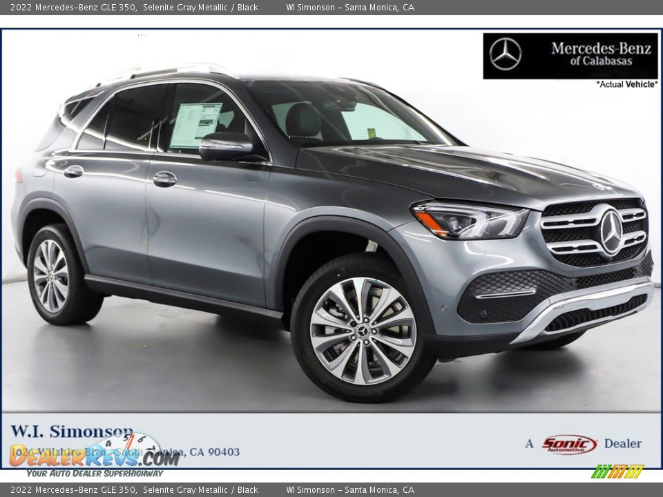 2022 Mercedes-Benz GLE 350 Selenite Gray Metallic / Black Photo #1