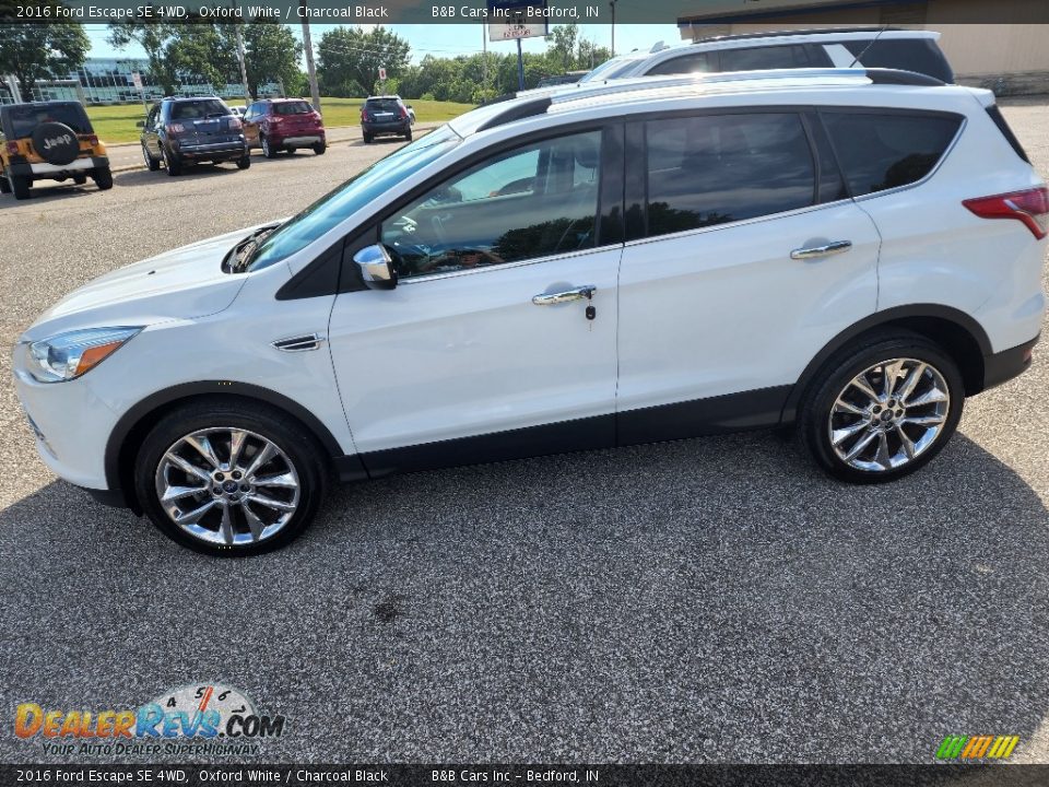 2016 Ford Escape SE 4WD Oxford White / Charcoal Black Photo #2