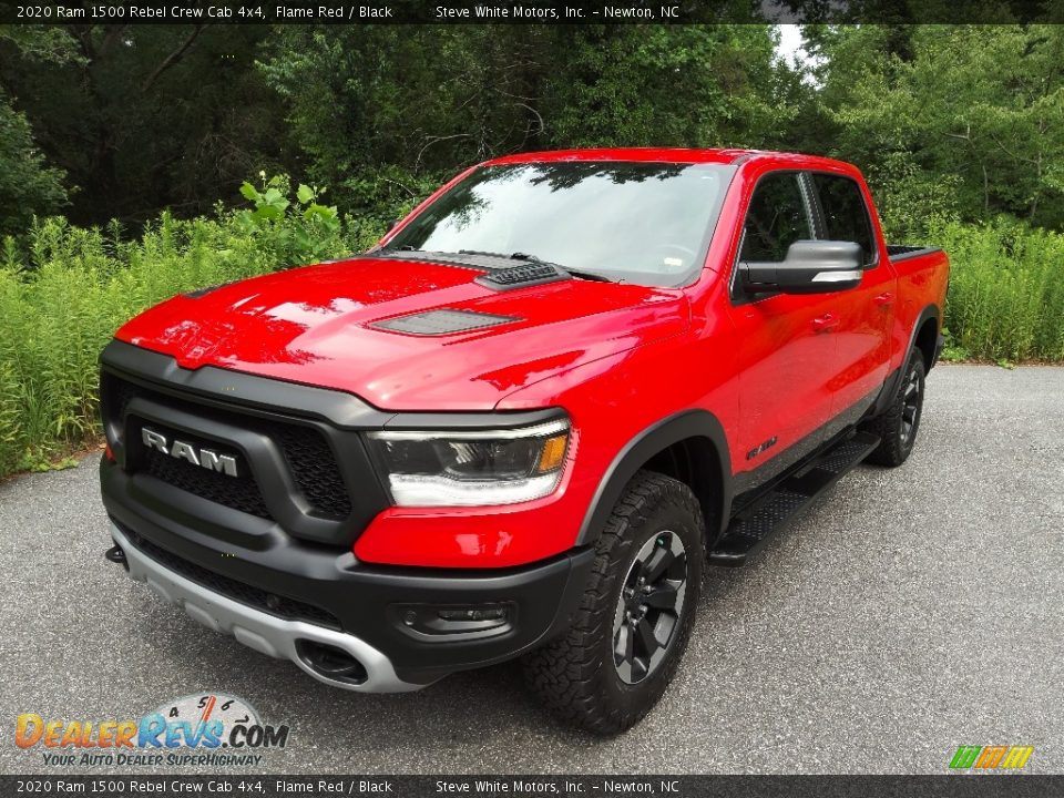2020 Ram 1500 Rebel Crew Cab 4x4 Flame Red / Black Photo #2