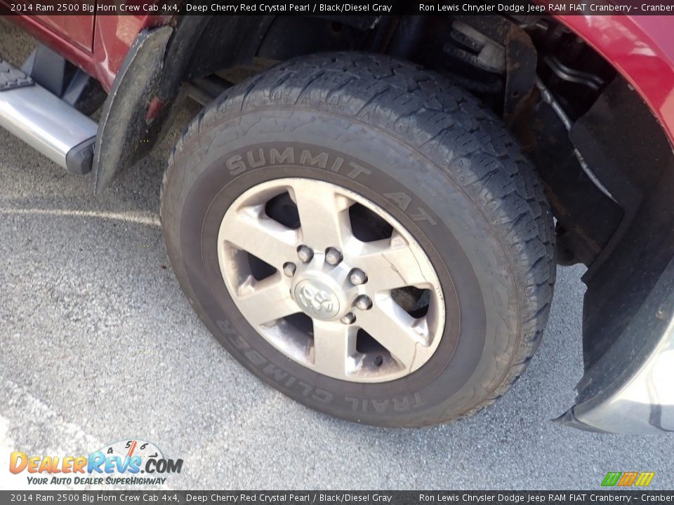 2014 Ram 2500 Big Horn Crew Cab 4x4 Deep Cherry Red Crystal Pearl / Black/Diesel Gray Photo #4