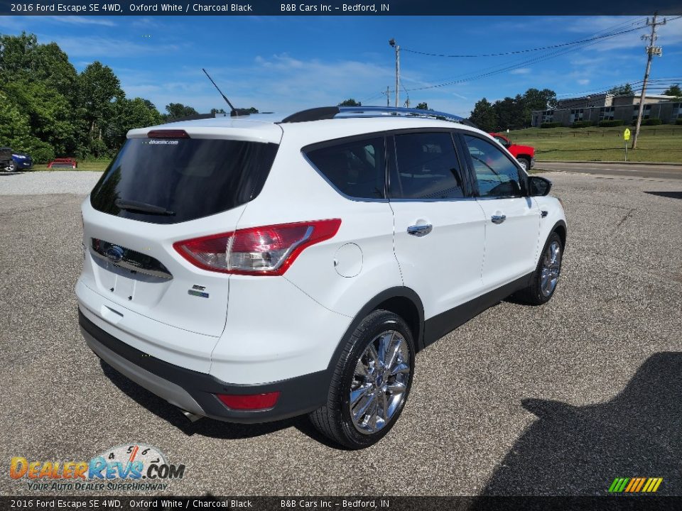 2016 Ford Escape SE 4WD Oxford White / Charcoal Black Photo #5