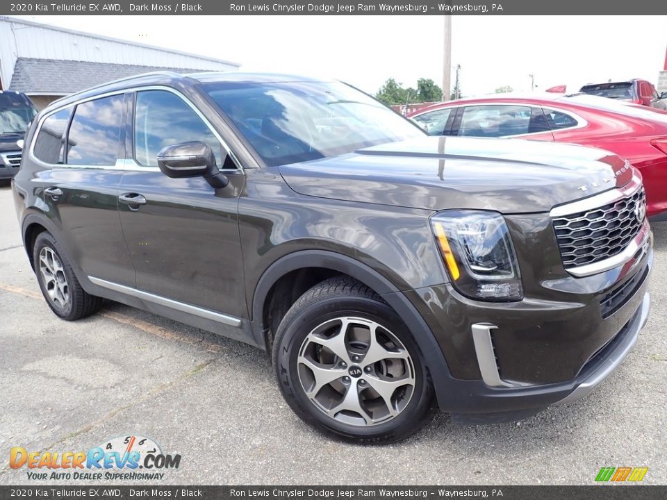 2020 Kia Telluride EX AWD Dark Moss / Black Photo #4